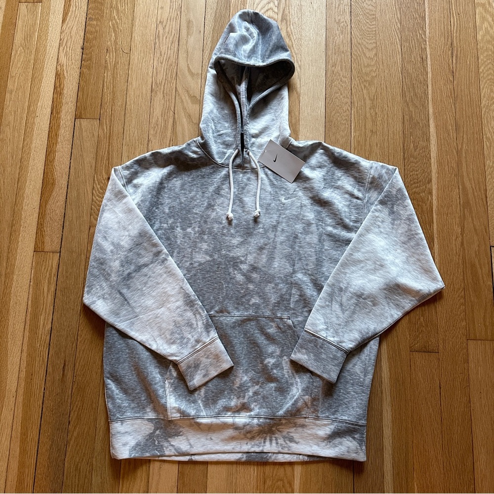Nike Tie-Die Dri-Fit Training Hoodie, Gray